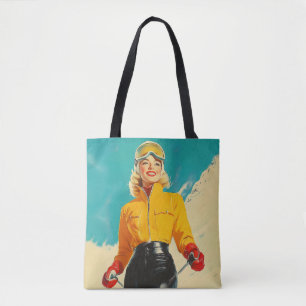 Retro-Ski-Glamour Vintage-Winter-Abenteuer