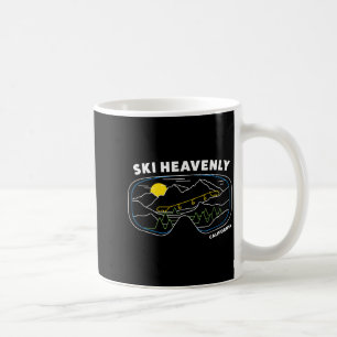 Retro-Ski Heavenly-Ski-Resort - Skigebiet Ski Kaffeetasse