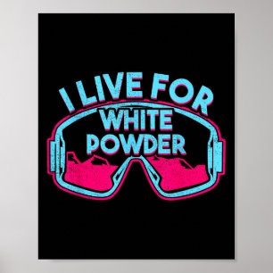 Retro-Ski-Schneebrettbrille Vintage 80er 90er Skif Poster
