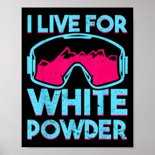Retro-Ski-Schneebrille Vintage 80er 90er Skifahren Poster