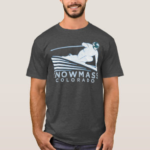 Retro Ski Snowmesse Colorado Illustrationsschnee T-Shirt