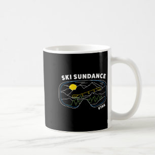 Retro-Ski Sundance Utah Skigebiet Ski Snowboard Kaffeetasse