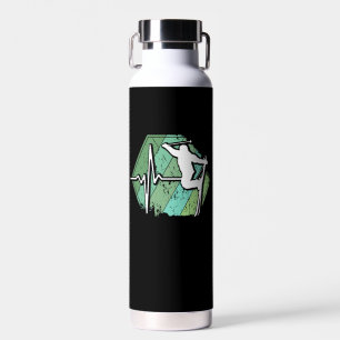 Retro-Ski-Vintage 80er 90er Trinkflasche