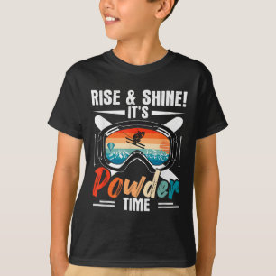 Retro Ski Winter Ski Ski Ski Ski Ski Rise & amp; S T-Shirt
