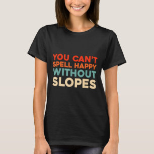 Retro-Skifahren - Ski Wintersport Vintag Skifahren T-Shirt