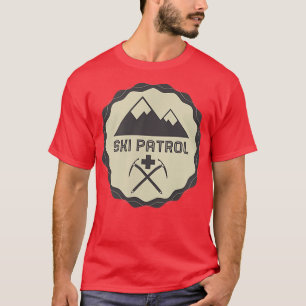 RETRO SKIPATROL Skifahrer, Bergmedizin, Snowboarde T-Shirt