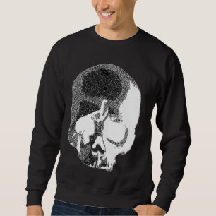 Retro Skull Grunge Gothic Vintag Occult Skulls Di Sweatshirt