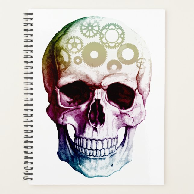 Retro Skull Planer (Vorderseite)