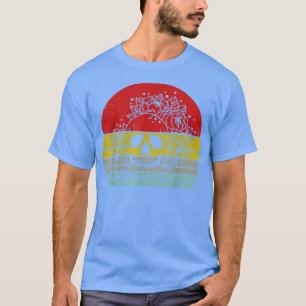 Retro Skull Vintag Skull Silhouette Skull Lover 8 T-Shirt