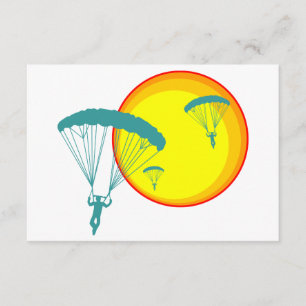 Retro-Skydiver Einladung