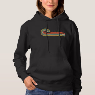Retro Skyline Art-Charlestons South Carolina Hoodie