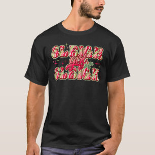 Retro Sleigh Girl Sleigh Frohe Weihnachten Boho Xm T-Shirt