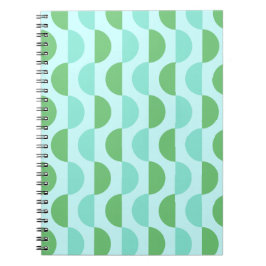 Retro Slice Aquamarines Notebook Notizblock