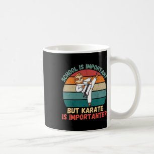 Retro Sloth School ist wichtig Karate ist wichtig Kaffeetasse