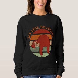 Retro Sloth Sunset Sweatshirt