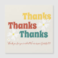 Retro Small Business Daisy Groovy Danke-Karte