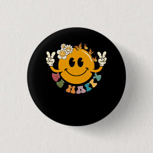 Retro Smiley Smile Face sein glückliches Gesicht t Button