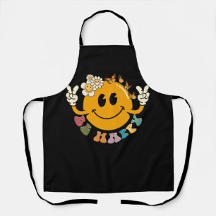 Retro Smiley Smile Face sein glückliches Gesicht t Schürze