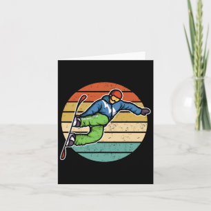 Retro-Snowboard-Snowboard 1 Karte