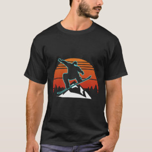 Retro Snowboard Snowboarder Gaben Wintersport Sn T-Shirt