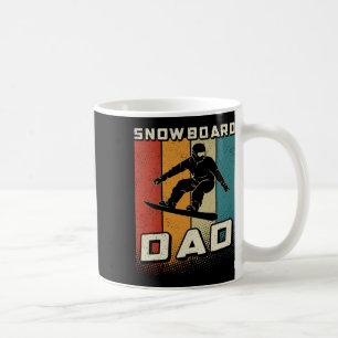 Retro Snowboard Vater Snowboarden Vater Snowboarde Kaffeetasse