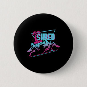 Retro-Snowboardbekleidung 80er 90er Jahre Vintage Button