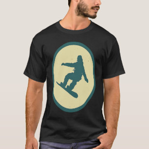 Retro Snowboarden Vintag Extreme Winter Sport T-Shirt