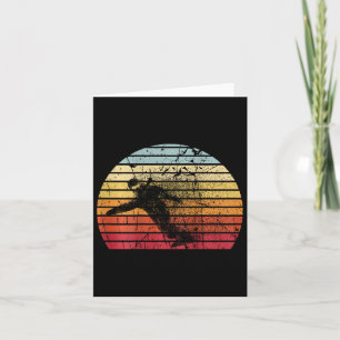 Retro Snowboarder Snowboarden Skiurlaub Snowboarde Karte