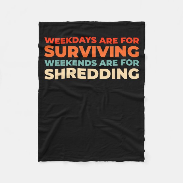 Retro Snowboarder - Vintager Wintersport Snowboard Fleecedecke (Vorderseite)