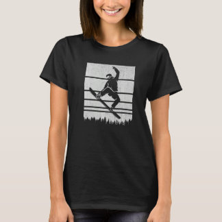 Retro Snowboarding Vintag Snowboard Sunset T-Shirt