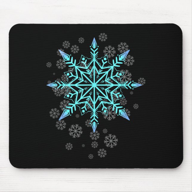 Retro Snowflake For Women  Mousepad (Vorne)