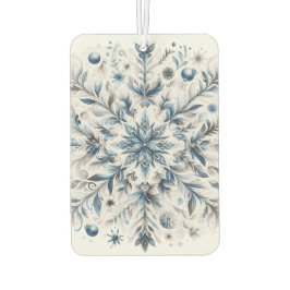 Retro Snowflake Wintermuster Autolufterfrischer