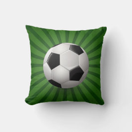 Retro Soccer Ball werfen Kissen