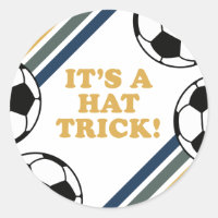 Retro Soccer Hat Trick 3. Geburtstag
