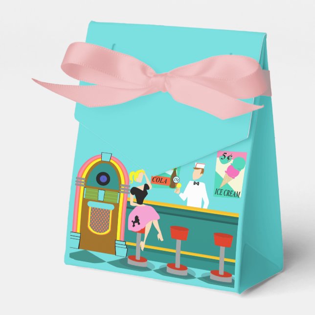 Retro Soda Fotain Gevor Box Geschenkschachtel (Vorderseite)