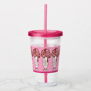 Retro-Soda-Shop Acrylbecher  Acryltrinkbecher