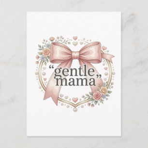 Retro Soft Mama Club Bitte geben Sie einen Titel e Postkarte