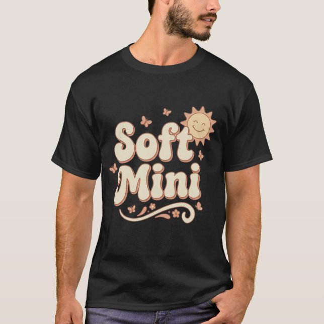 Retro Soft Mini Kleinkind T-Shirt (Vorderseite)