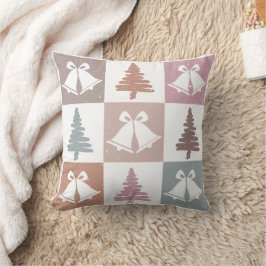 Retro Soft Pastel Christmas Dreams Kissen