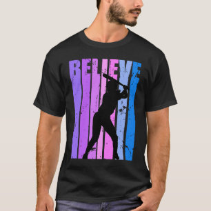Retro Softball Geburtstags Uni Team Trainer T-Shirt