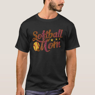 Retro Softball Mama Vintage Geschenke Muttertag Ba T-Shirt