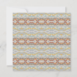 Retro-Sommer-Geometrisches Farbfeld-Musterdesign Karte