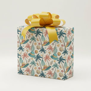 Retro Sommer Geschenkpapier