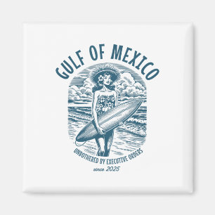 Retro Sommer Golf von Mexiko Forever Beach Golfo d Magnet