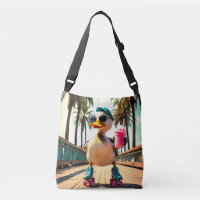Retro-Sommer lustige Roller-Ente