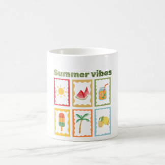 Retro-Sommer-Stimmung-Design Kaffeetasse