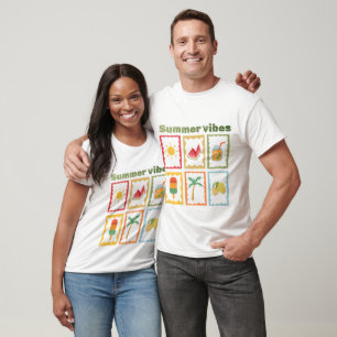 Retro-Sommer-Stimmung-Design T-Shirt