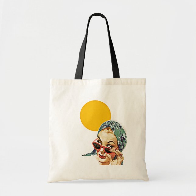 RETRO SOMMER-STRAND SACKT TRAGETASCHE (Vorne)