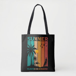 Retro-Sommer-T-Shirt "Painted in Sunshine"