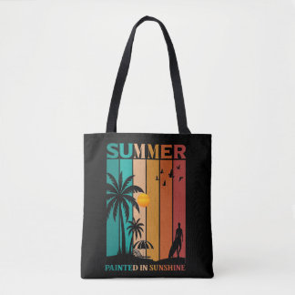 Retro-Sommer-T-Shirt "Painted in Sunshine"